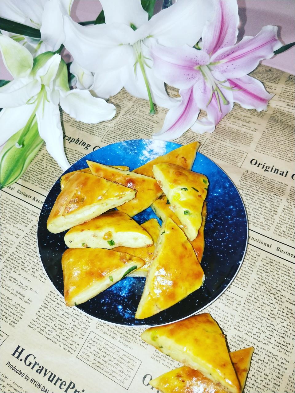 酵母版咸香司康的做法