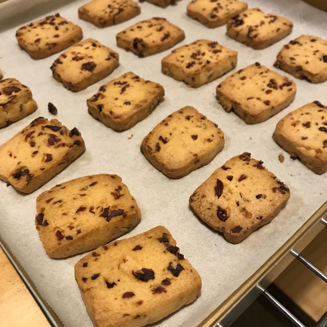 低糖少油版蔓越莓饼干