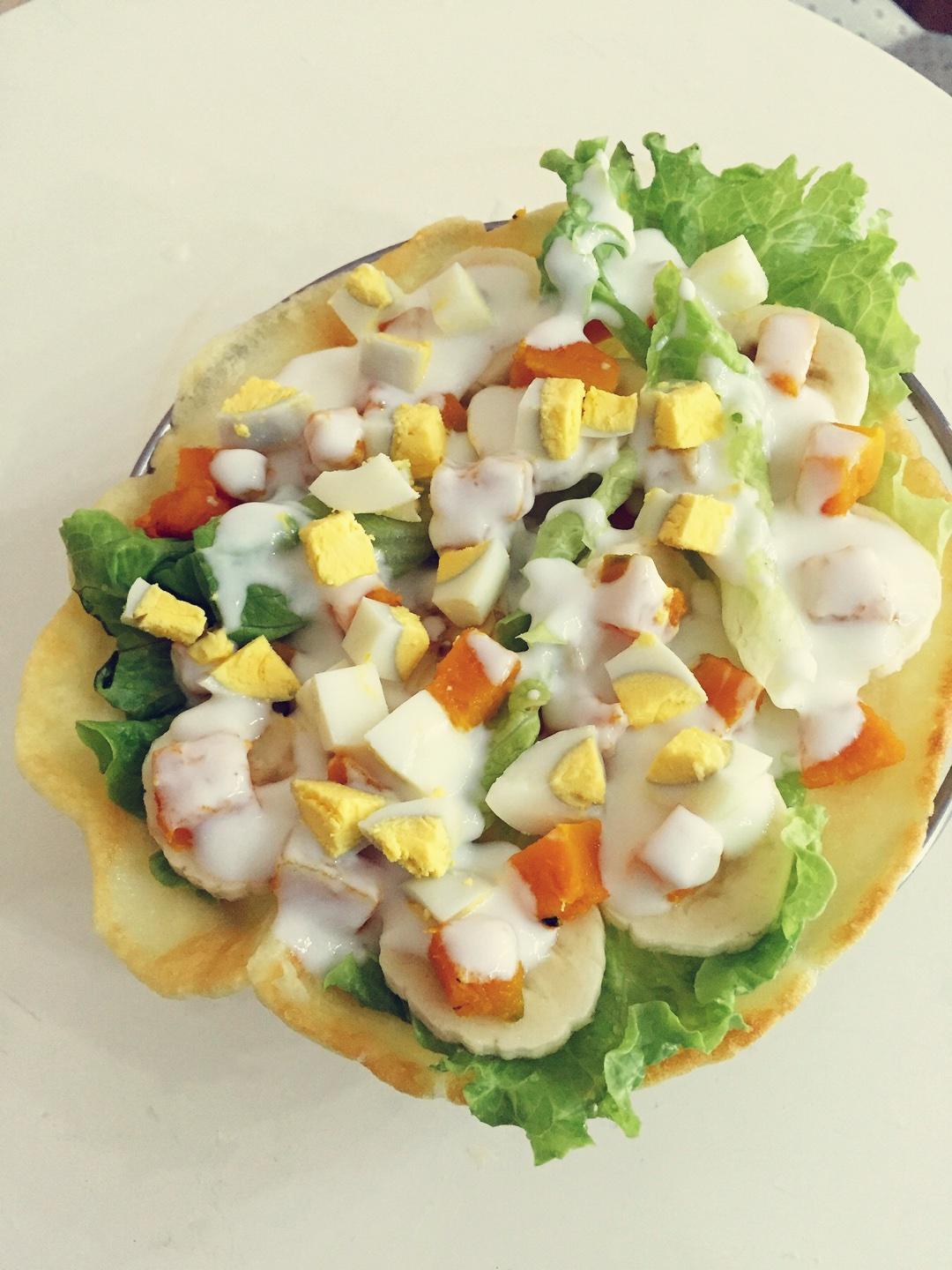 快手早餐卷的做法