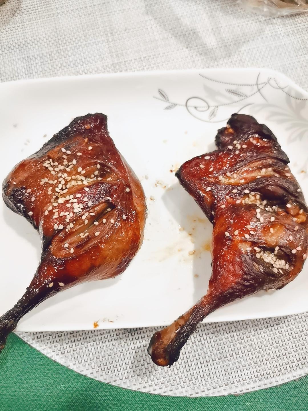 巨满足蜜汁烤鸭腿（鸡腿也可）