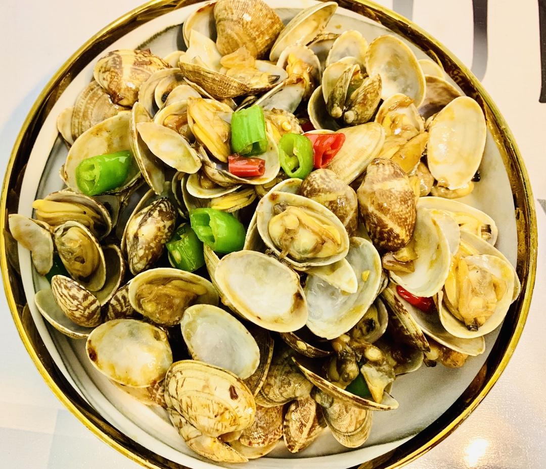 5分钟快手菜❗️秒杀路边摊爆炒花甲～好吃到爆