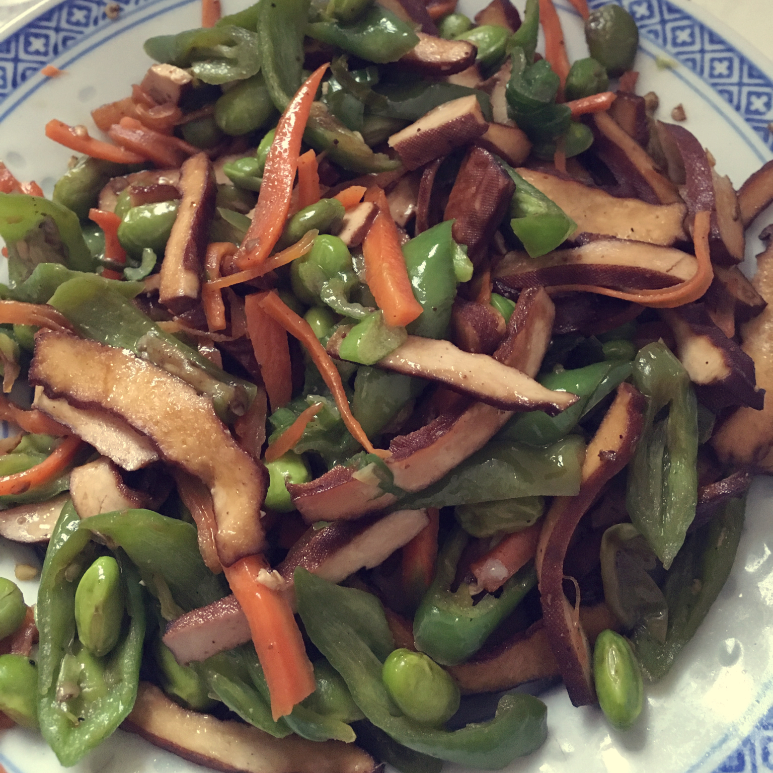 青椒毛豆米