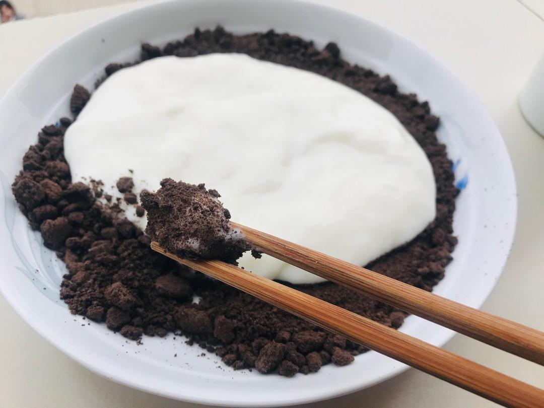 香甜的奥利奥鲜奶麻薯