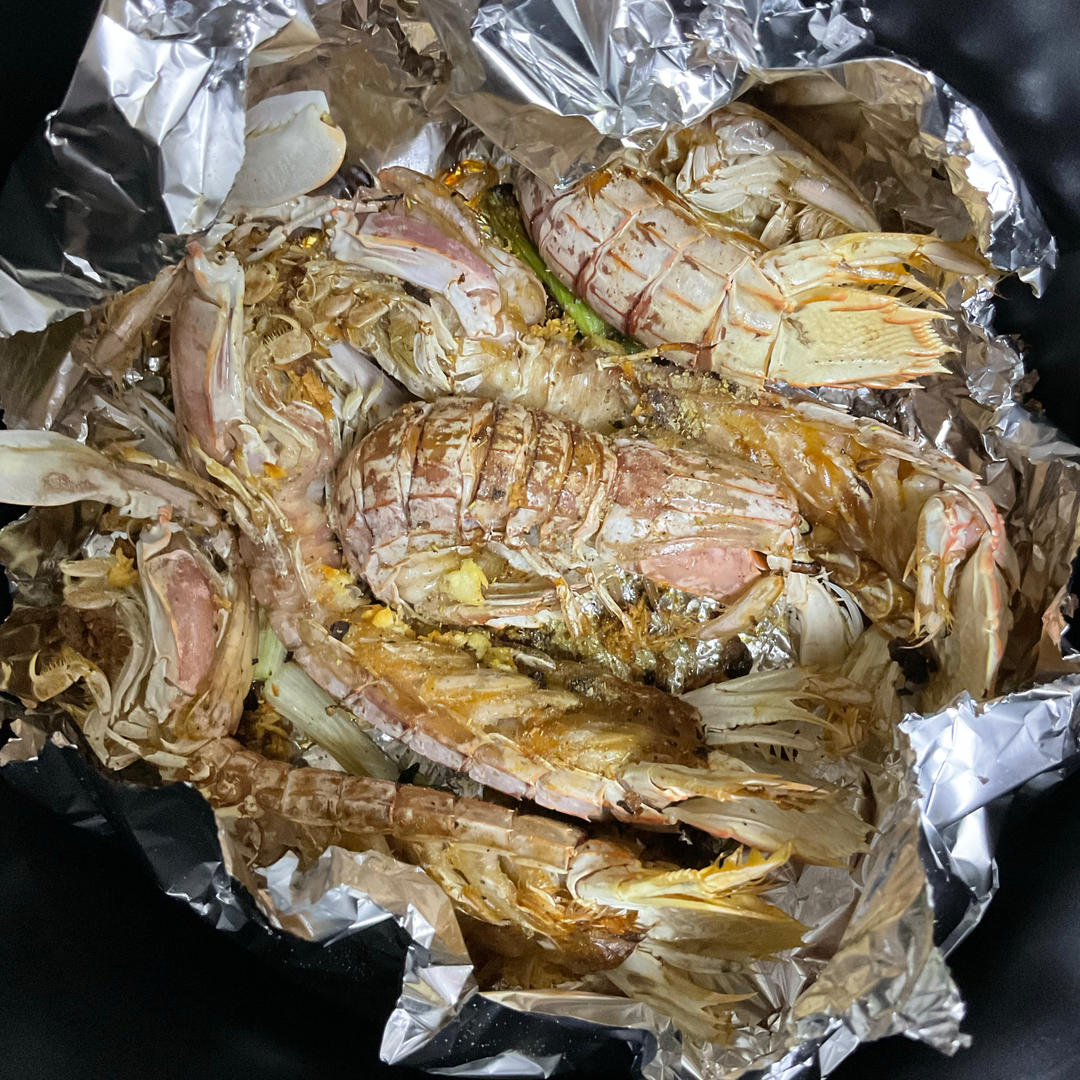 椒盐皮皮虾（空气炸锅）