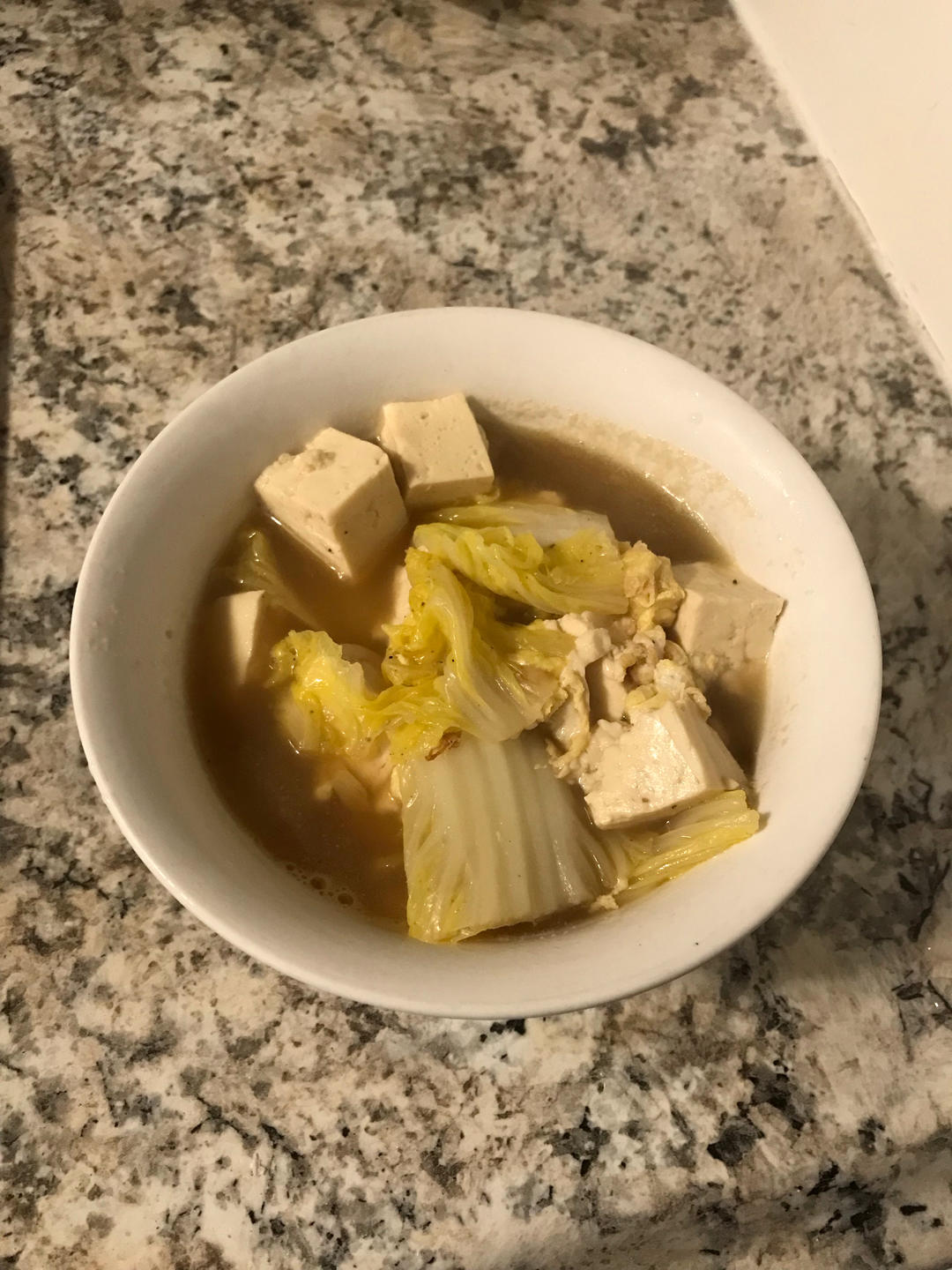 白菜炖豆腐