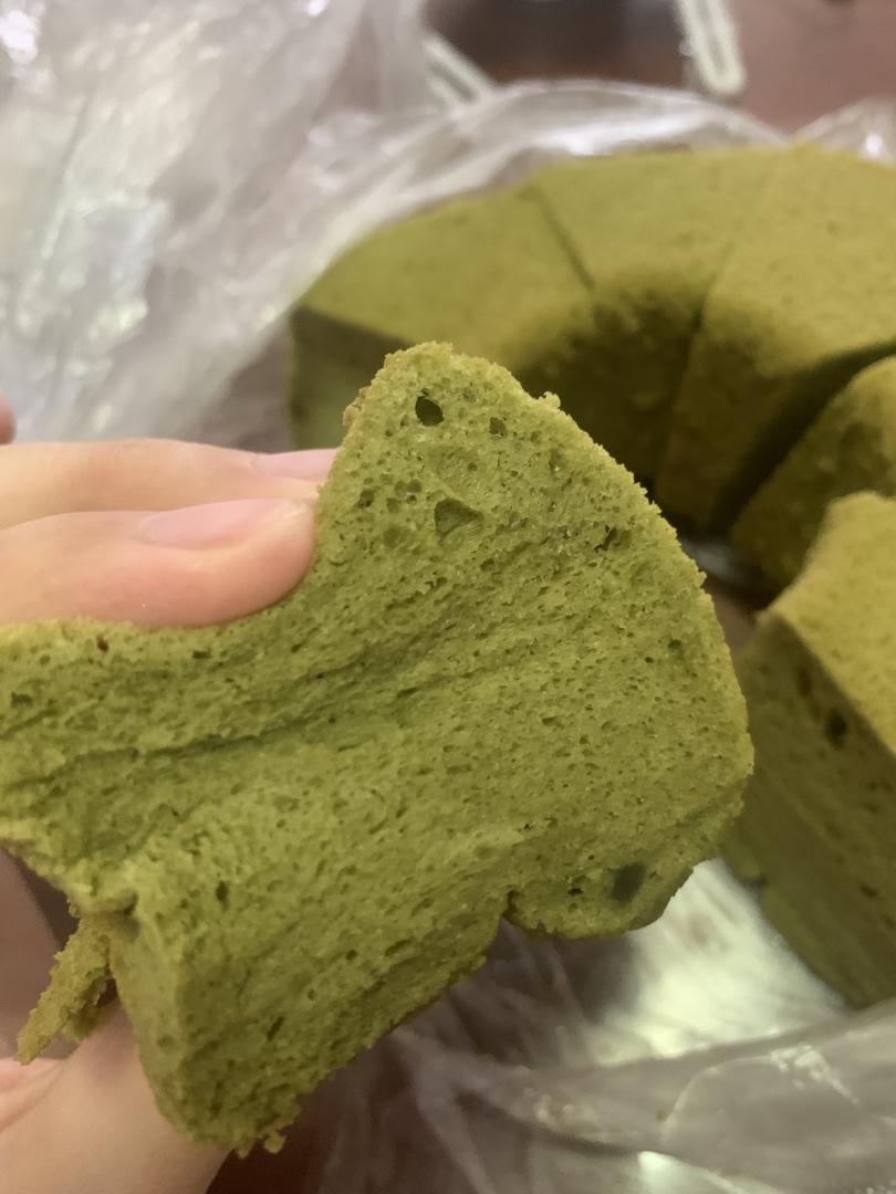 7寸中空日式抹茶戚风蛋糕