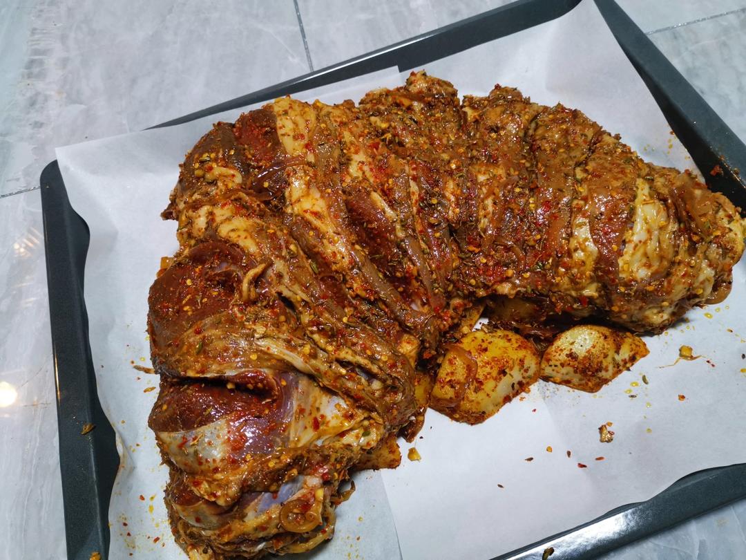 生烤羊腿家庭烤箱版