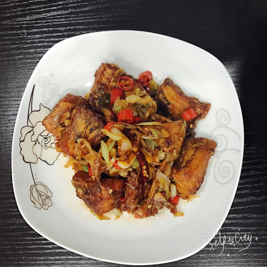 不用一滴水超入味的鱼块