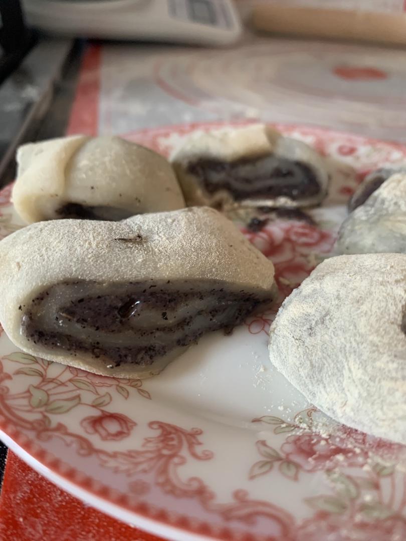 糯米豆沙卷