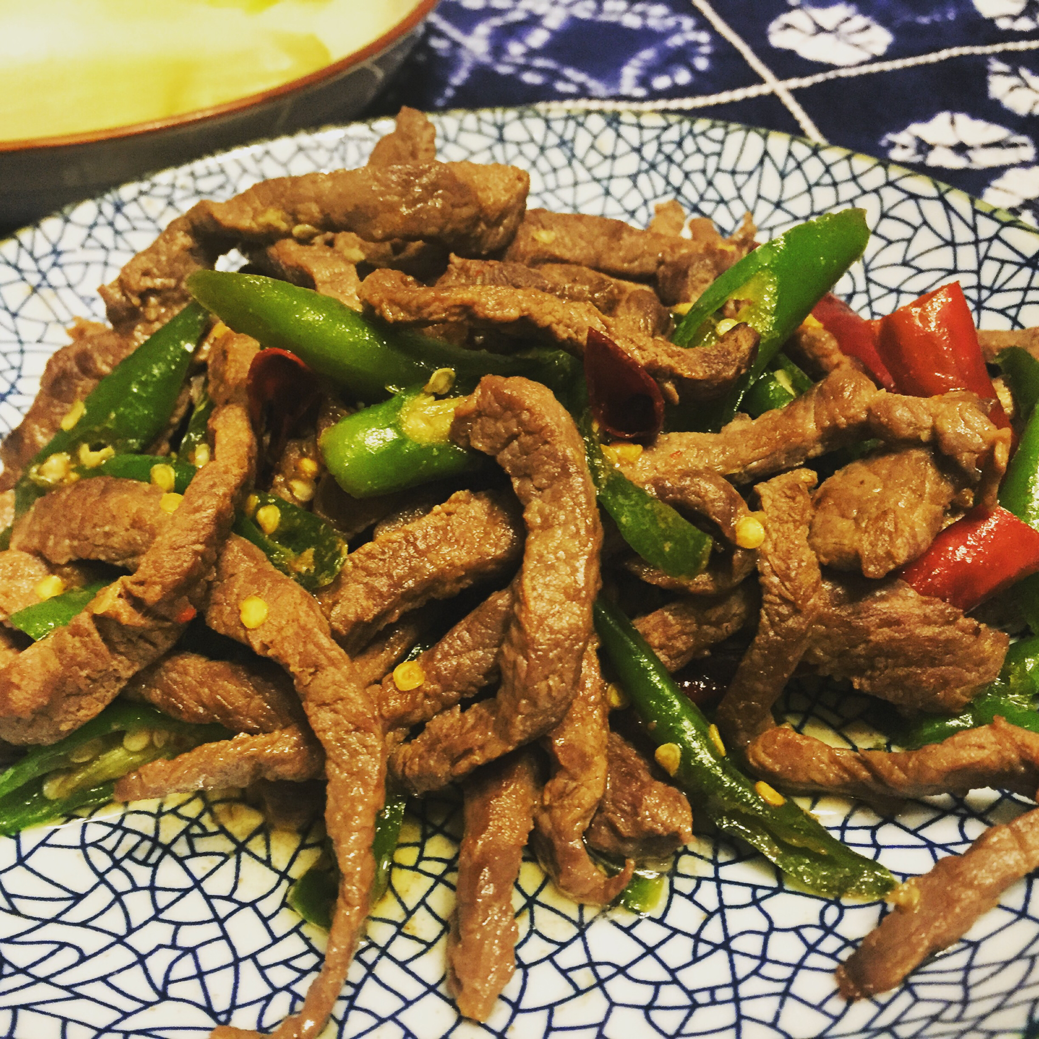 尖椒牛柳