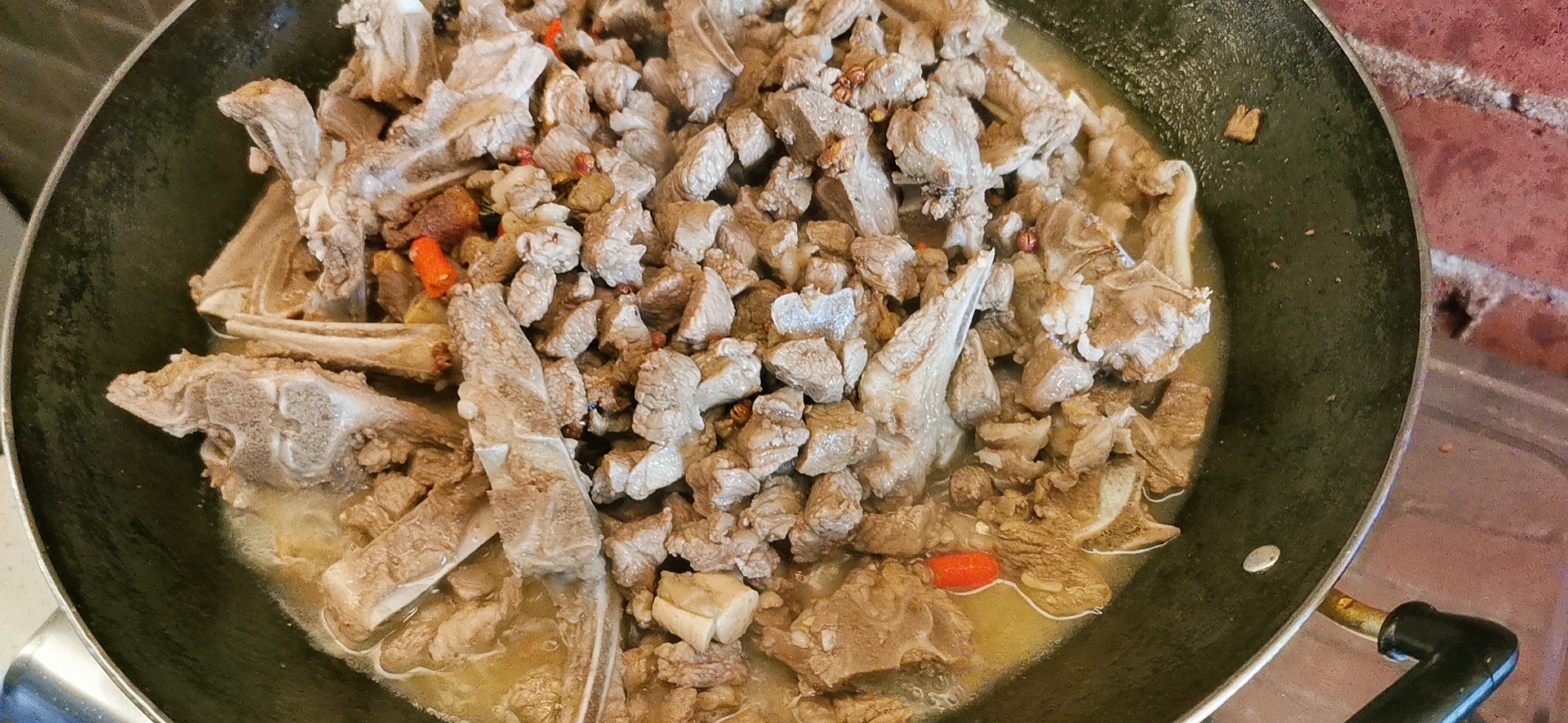 家传西北羊肉面片汤/羊肉丁的做法 步骤4