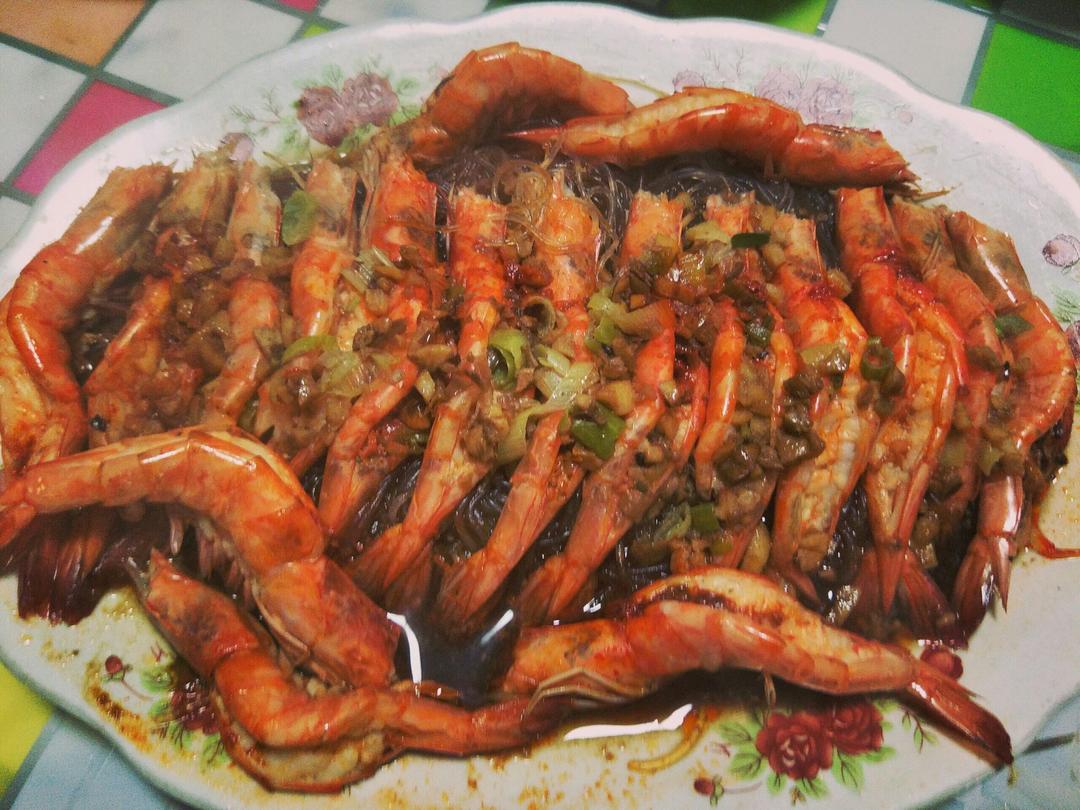 蒜蓉粉丝蒸虾