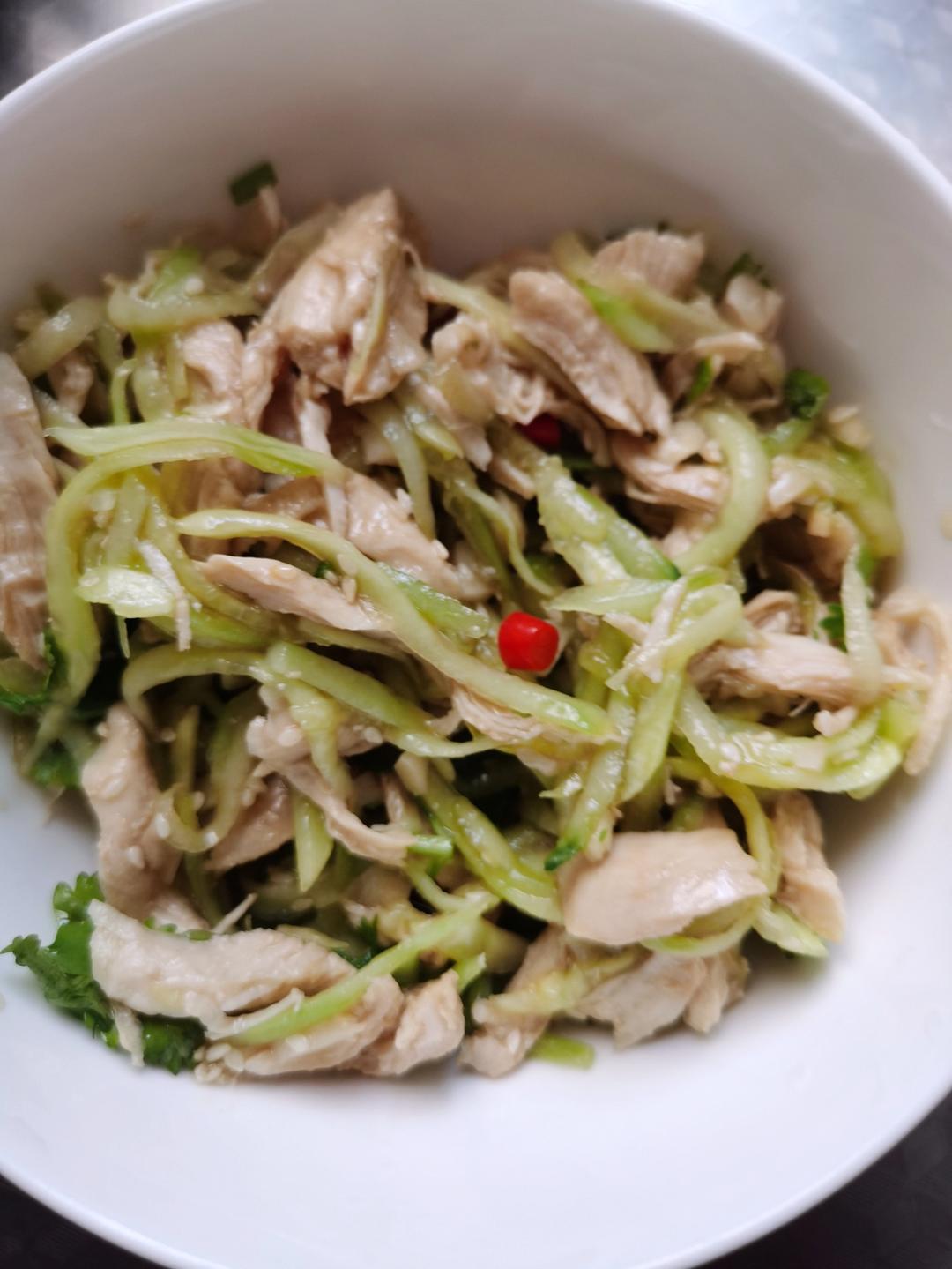 减脂餐可不能少了凉拌鸡腿，夏日必备