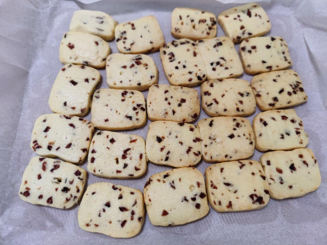 蔓越莓曲奇饼干 最最最简单的黄油饼干