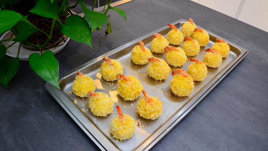 金帝集成灶美食推荐之黄金虾球