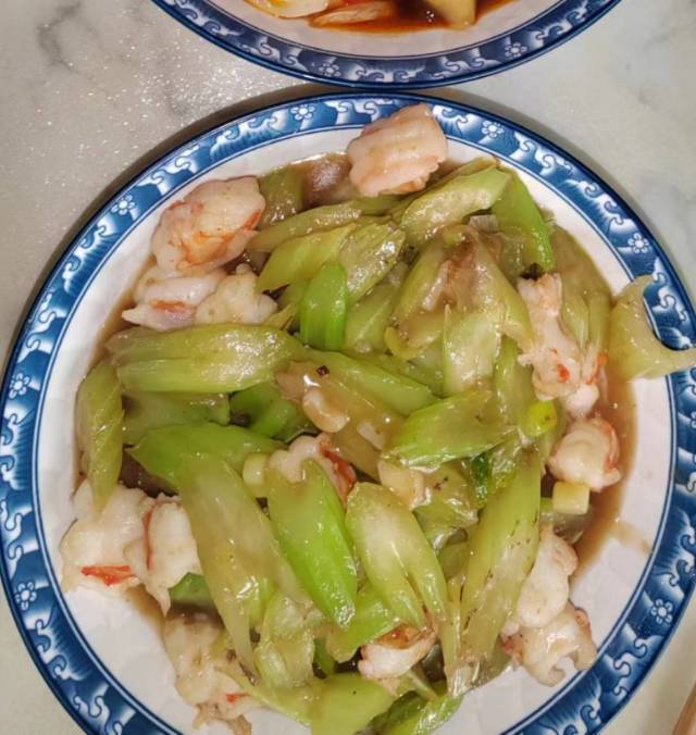 芹菜炒虾仁