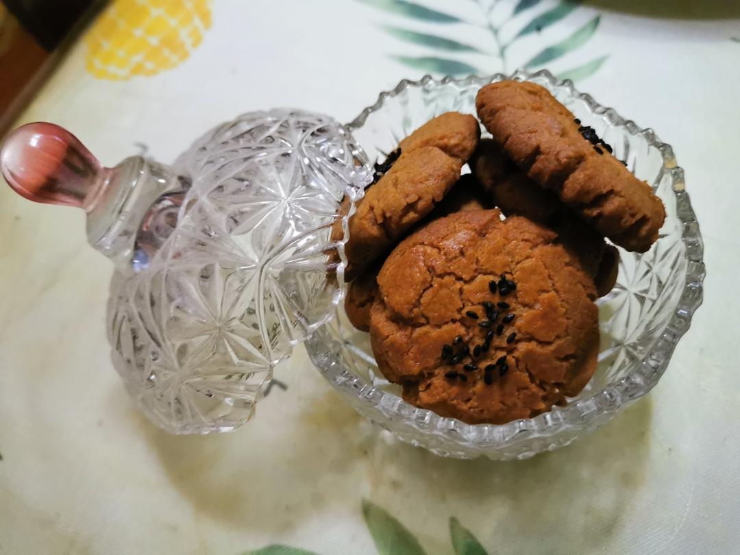 消耗熟黄豆粉～豆面桃酥