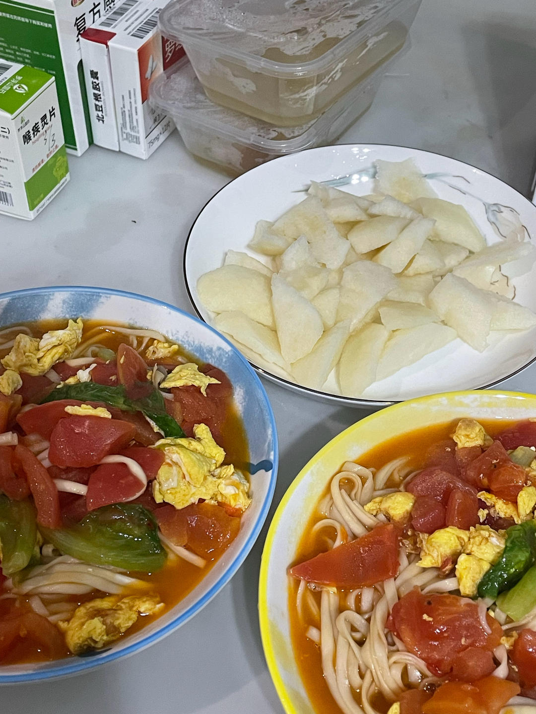 恨不得抱着锅舔的番茄鸡蛋面