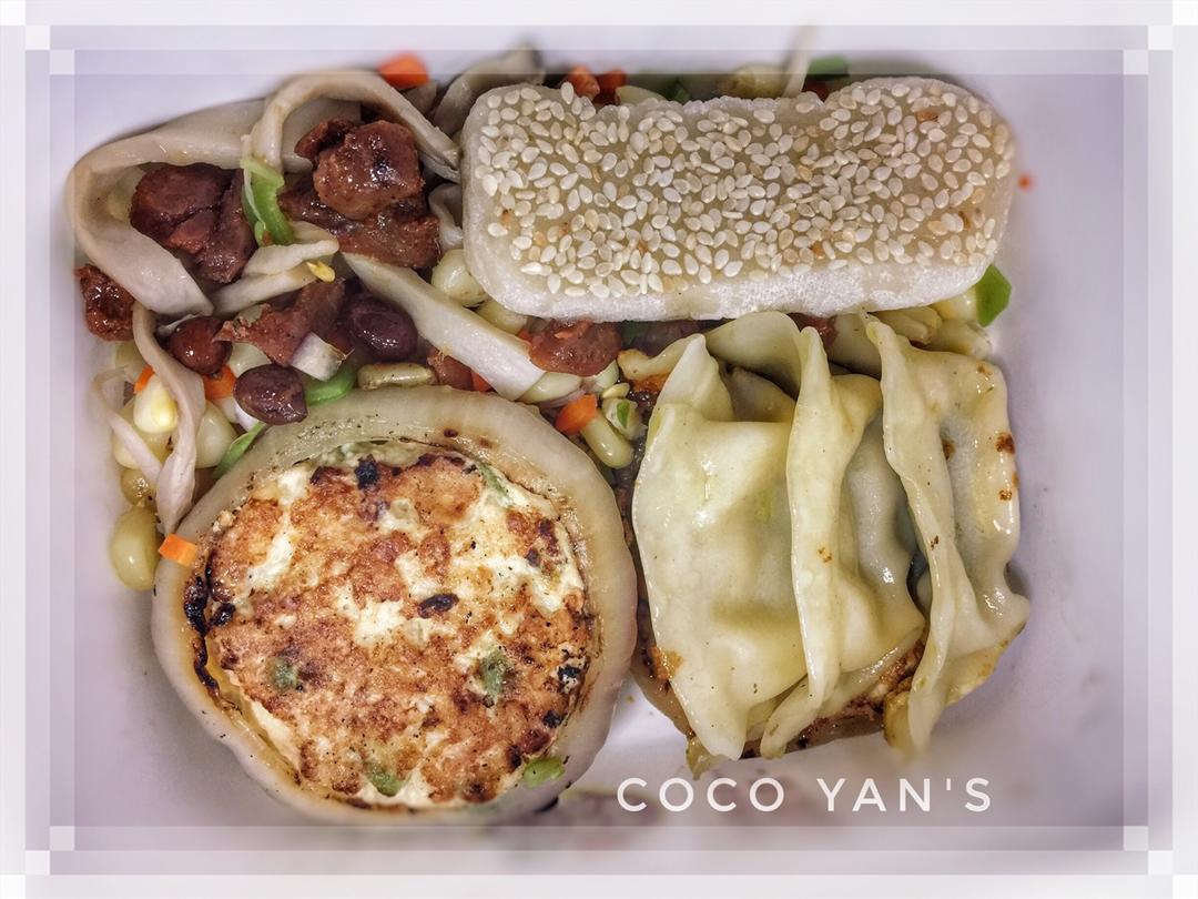 低脂高能鸡胸肉杂蔬饼