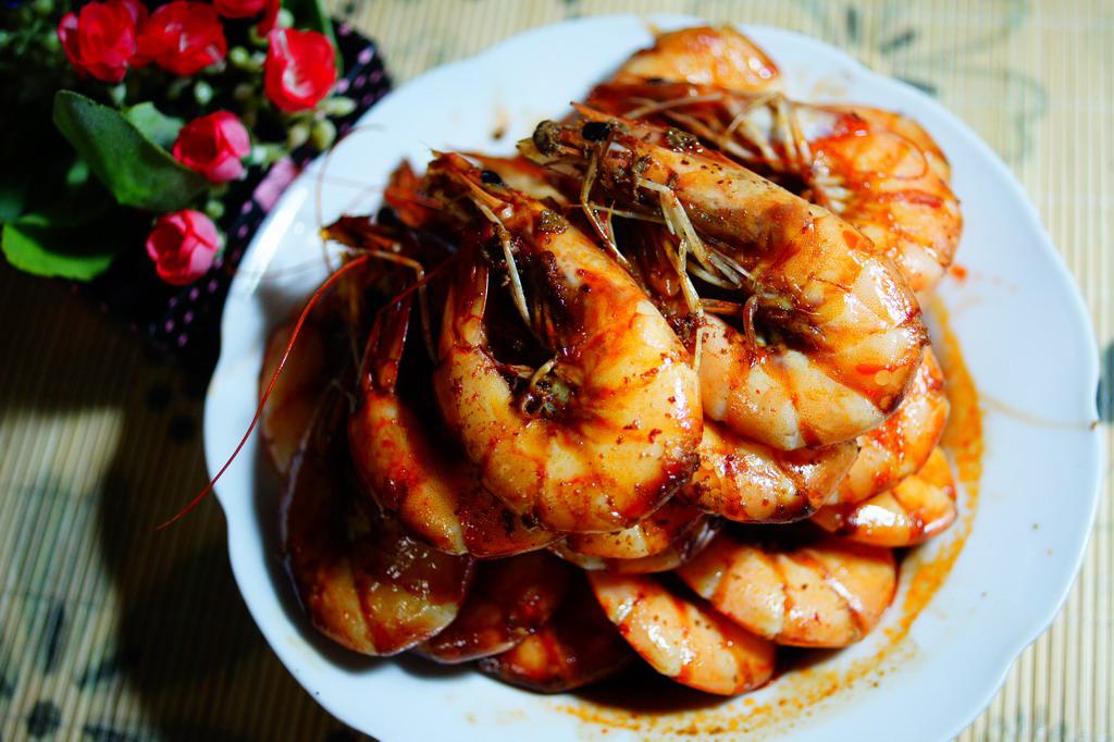 红烧基围虾