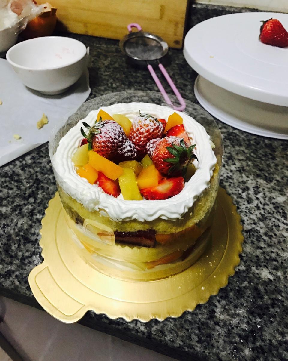 ins草莓裸蛋糕🌈无需抹面，零技巧新手友好