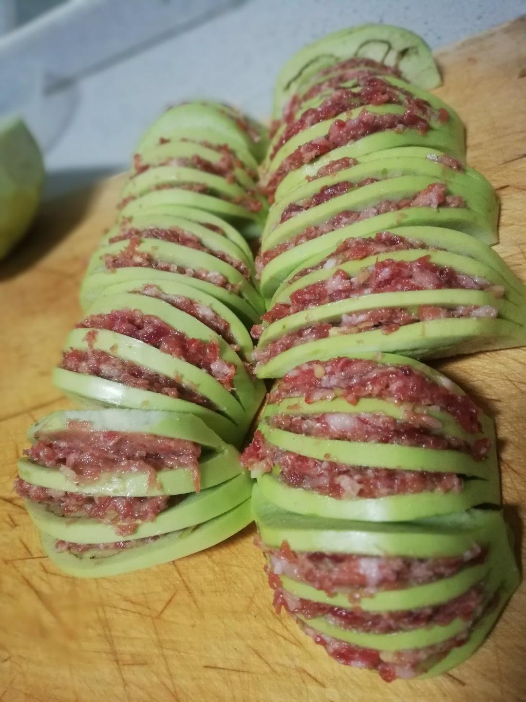 新年很给面的菜～茄子百合花