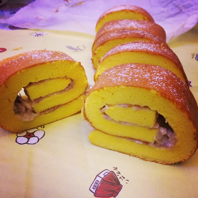 台湾芋泥蛋糕卷