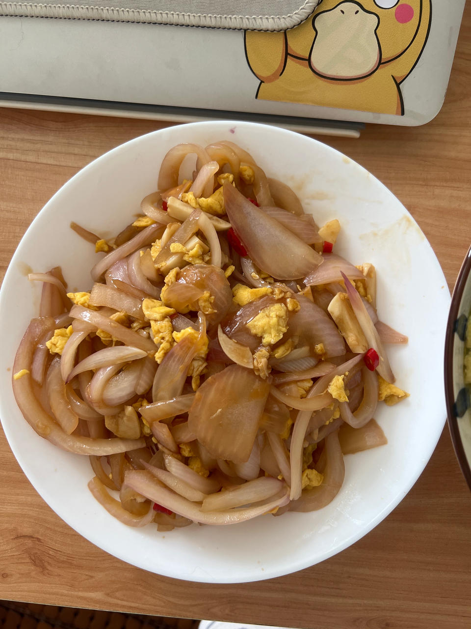 降压防癌的好食材  洋葱炒鸡蛋