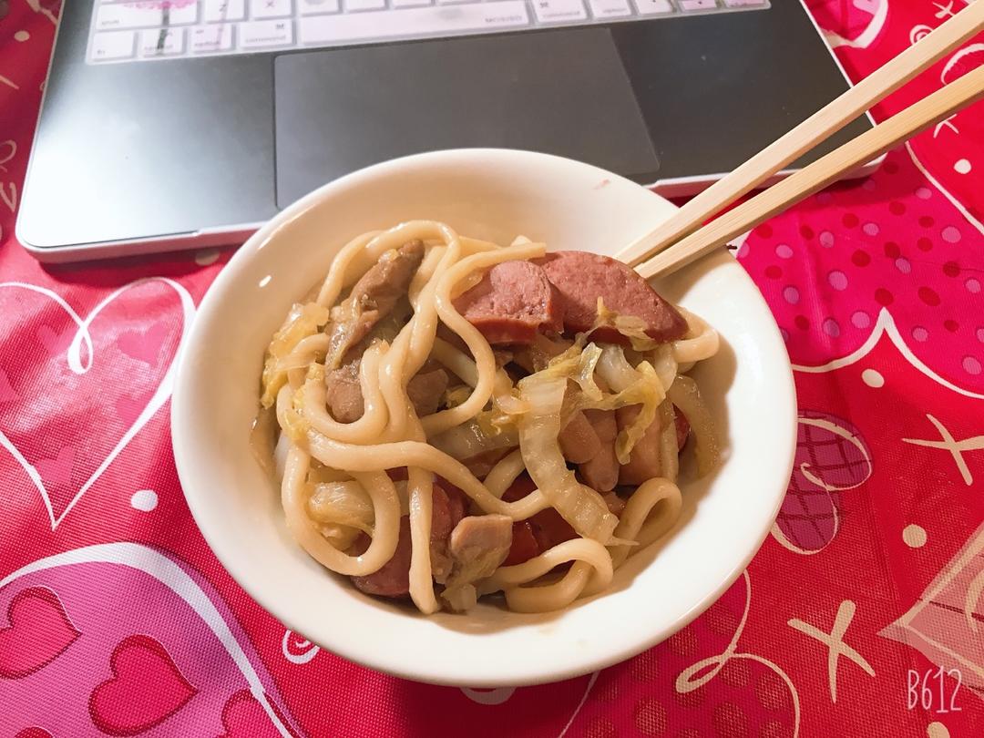 家庭版日式炒乌冬