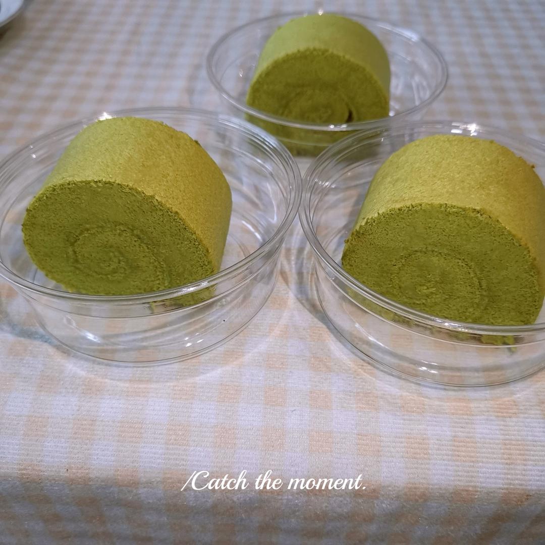 完美抹茶蜜豆蛋糕卷