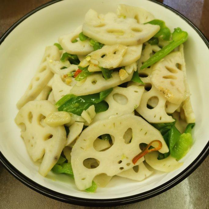 清炒藕片