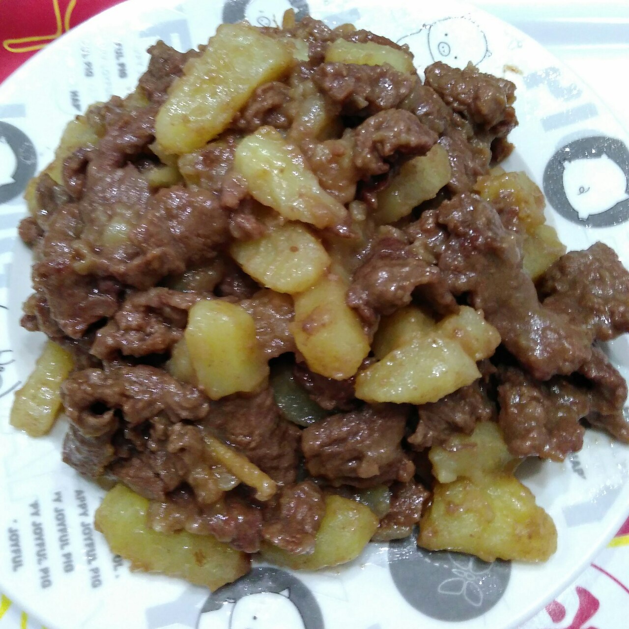土豆炒牛肉