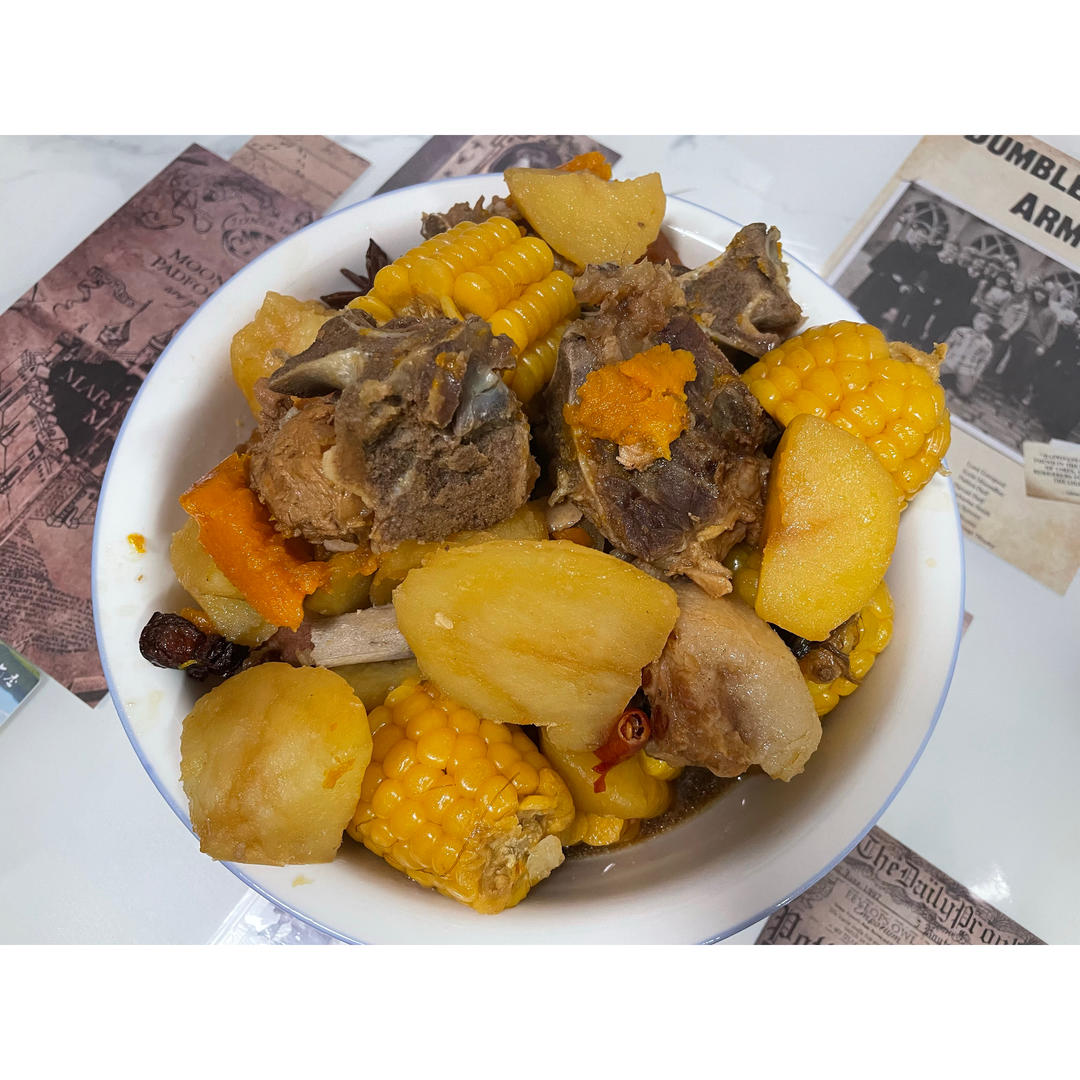 土豆炖排骨