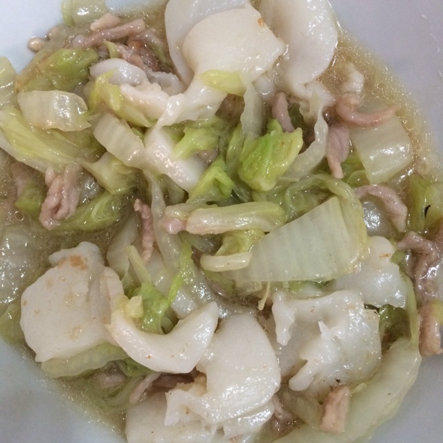 白菜肉丝年糕