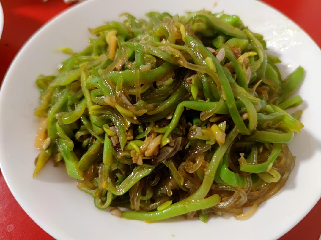 豆角丝炒粉的做法