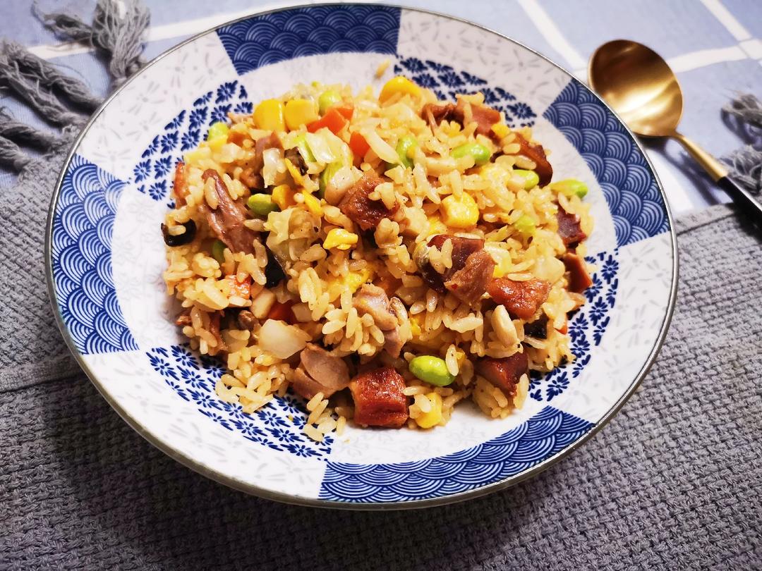 水银灯2003做的新世界的大门鸭肉咸蛋黄芥末粒炒饭