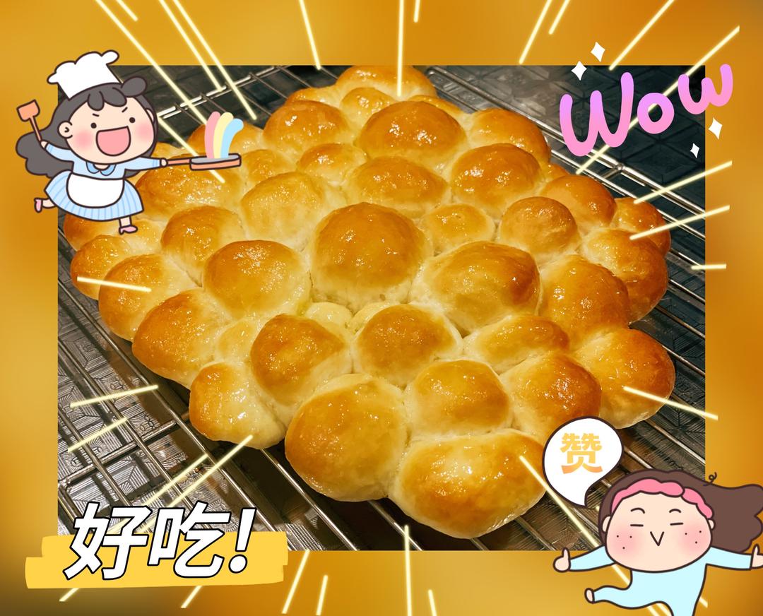 bubblebread泡泡小面包的做法