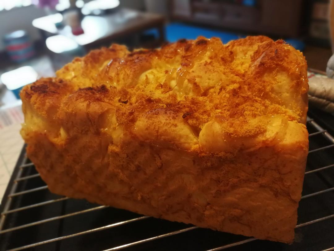 肉松手撕面包—超软会爆浆的面包哟