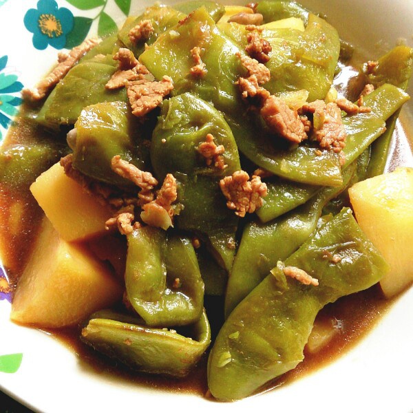 豆角炖土豆