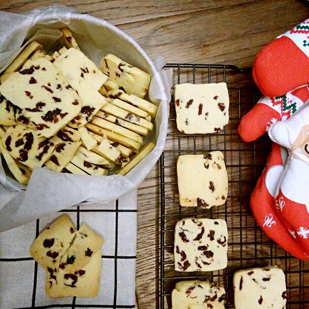 低糖少油版蔓越莓饼干