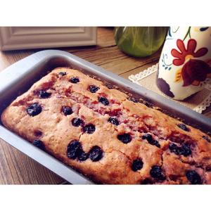 淡奶油树莓蓝莓磅蛋糕的做法 步骤5