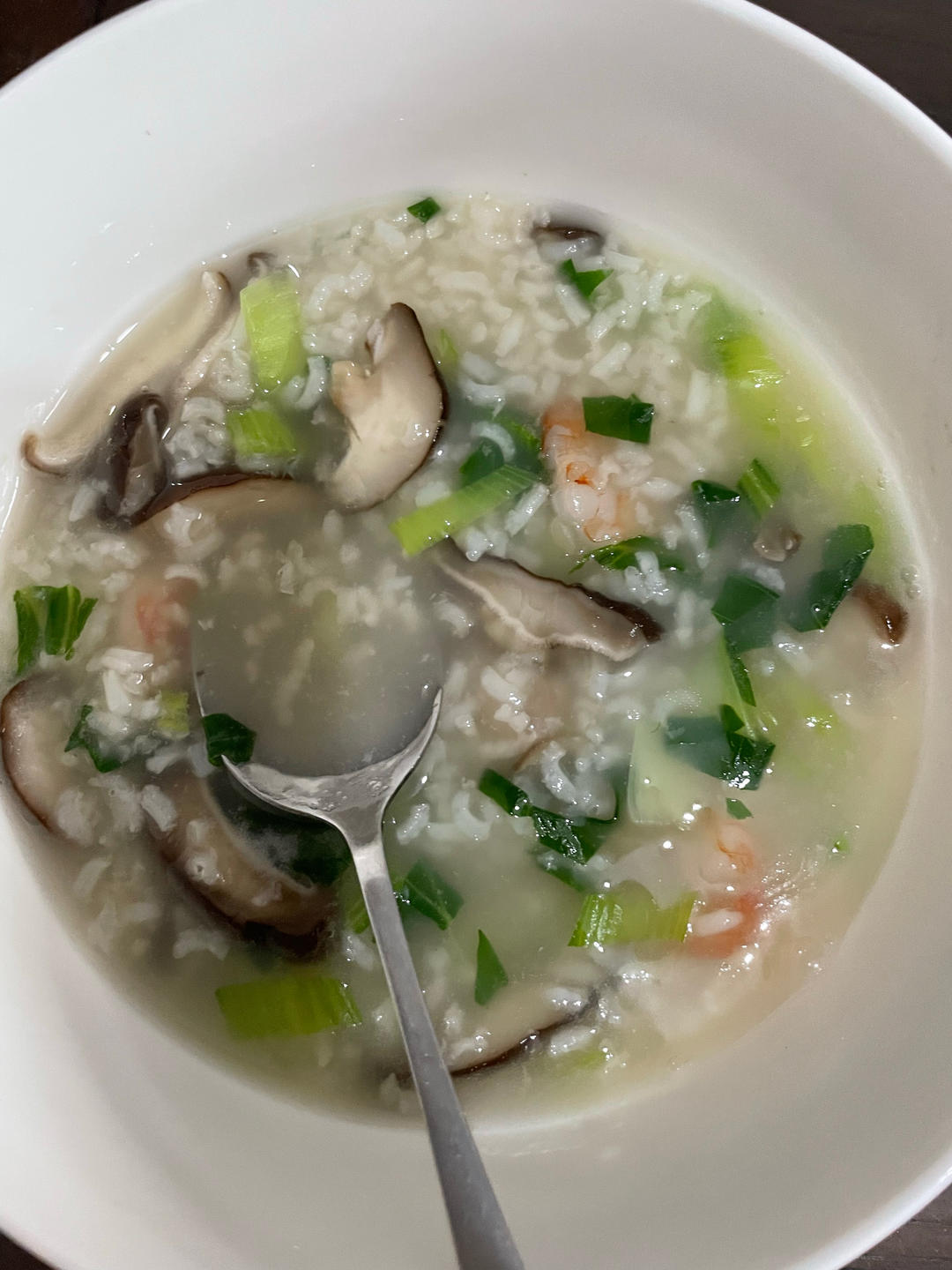 香菇青菜粥（砂锅粥）