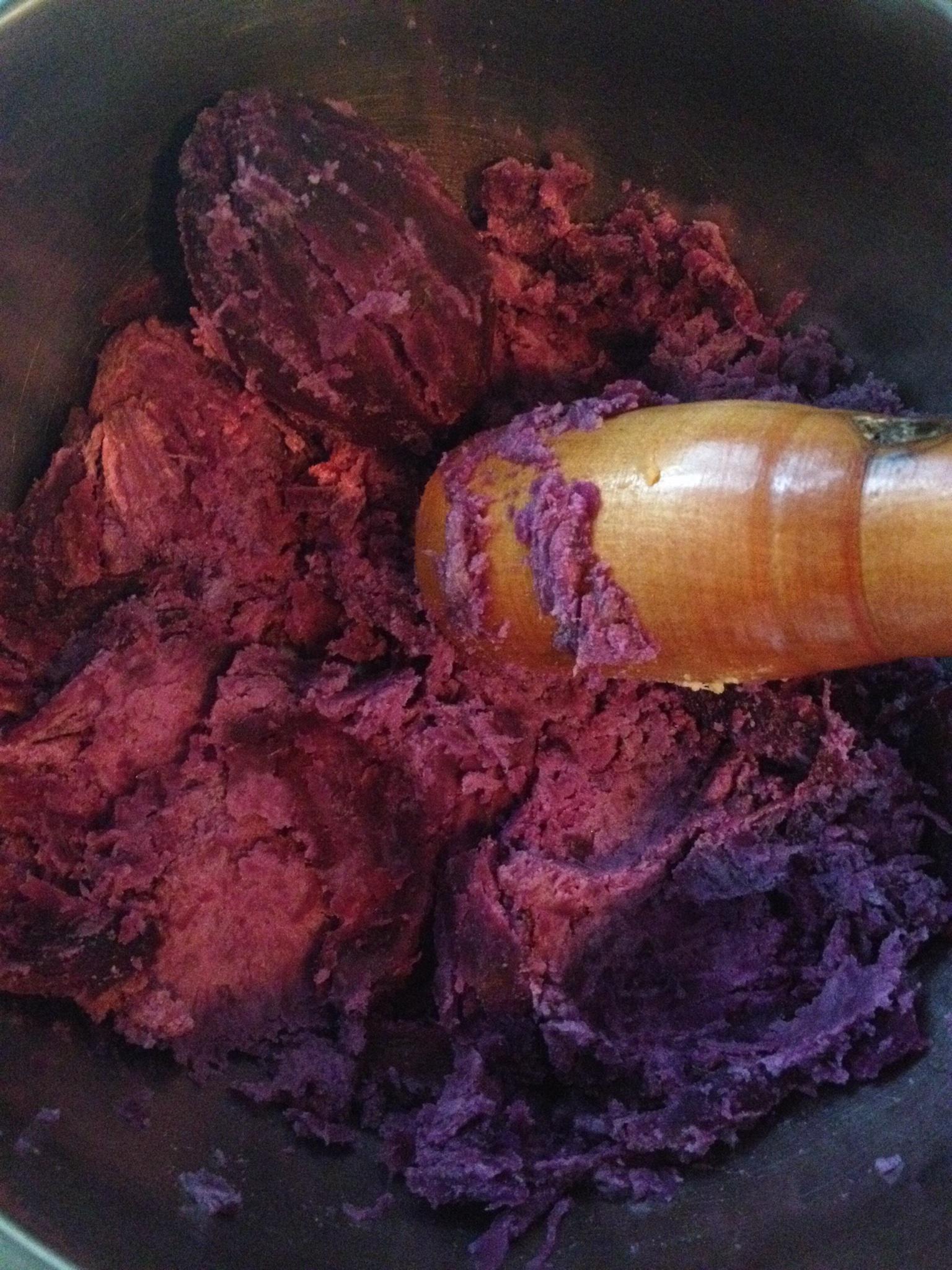 紫薯发糕饼的做法 步骤1