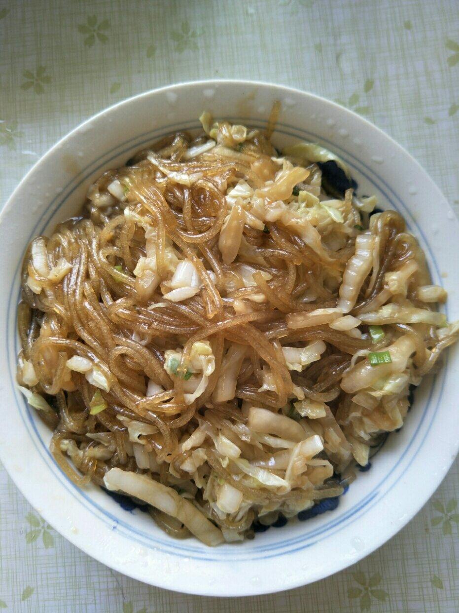 大白菜炒粉丝