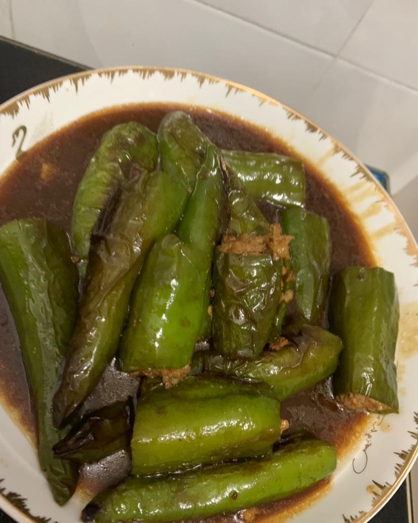 下饭菜肴--青椒酿肉