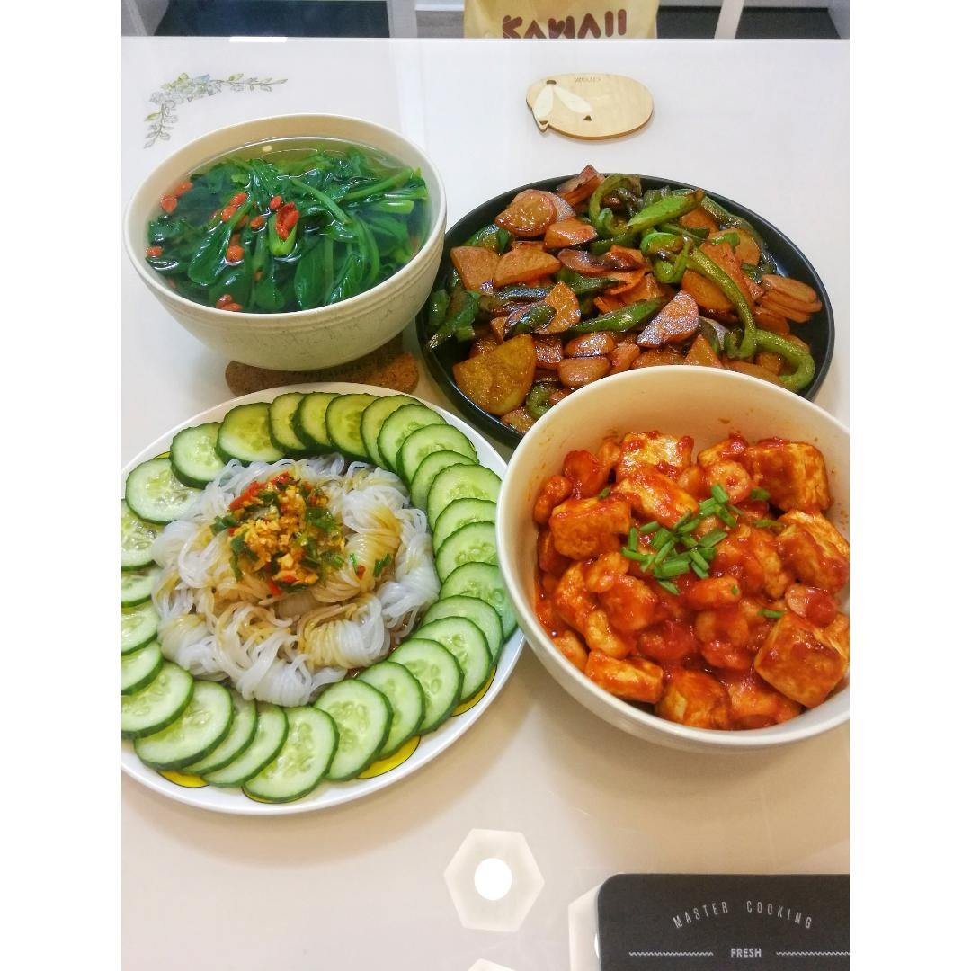 青椒土豆，素菜也可以香香的