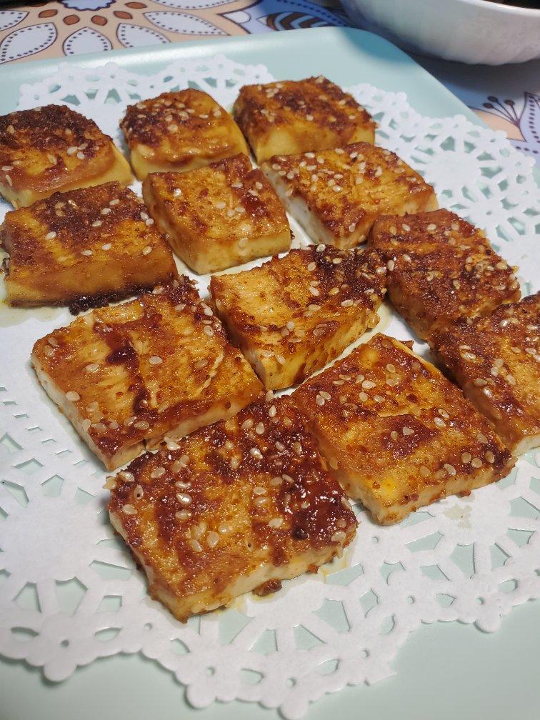 香辣孜然烤豆腐（烤箱版）