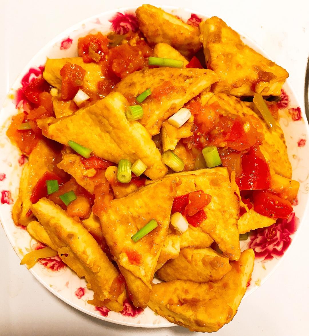 西红柿烧豆腐
