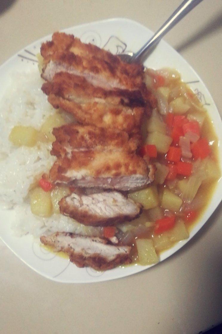 鸡肉咖喱饭