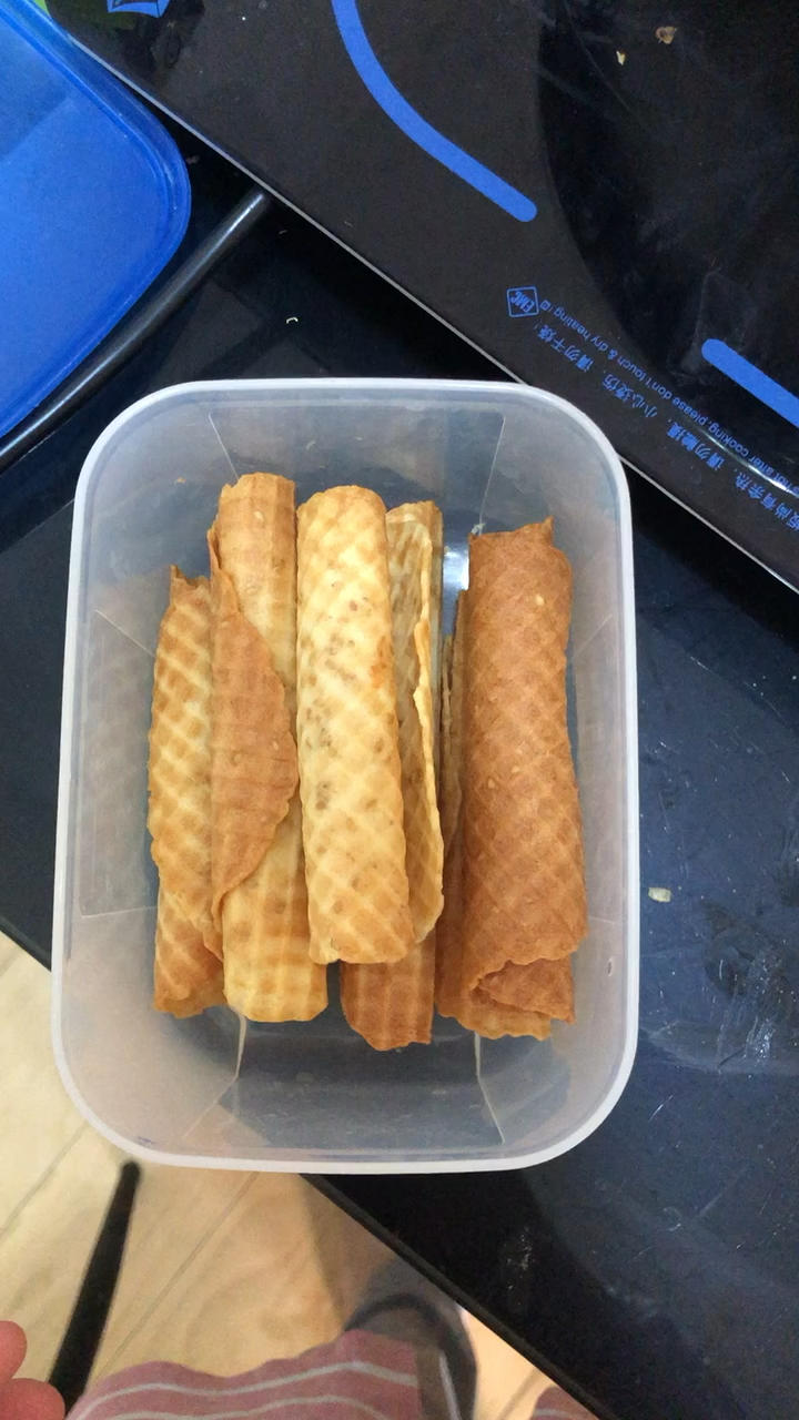 鸡蛋卷 脆皮蛋筒 冰淇淋绝配脆脆脆 无黄油不打发材料简单